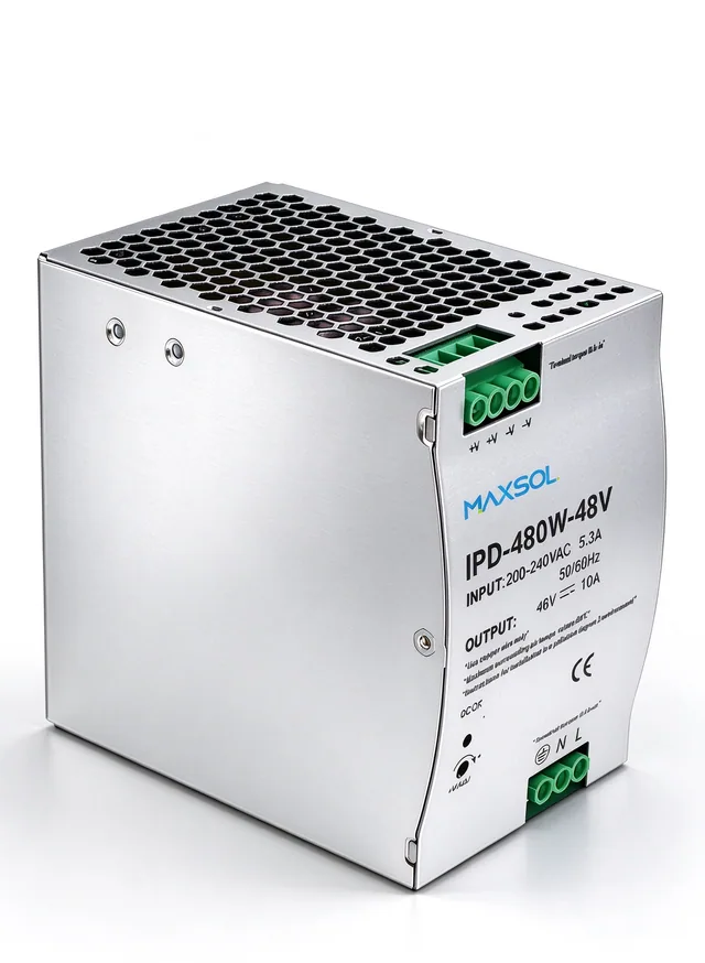 Fuente de alimentación industrial de 48 V y 480 W para carril DIN